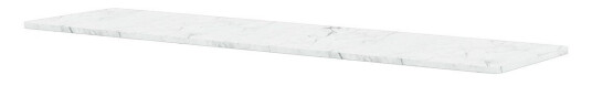Montana Panton Wire bordplate 18,8x70,1 cm White marble