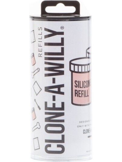Clone-A-Willy: Silicone Refill, lys hudfarge
