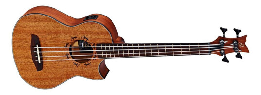 Ortega Guitars Ortega Lizzy-Pro Akustisk Bass Med Mik Lined Fretless