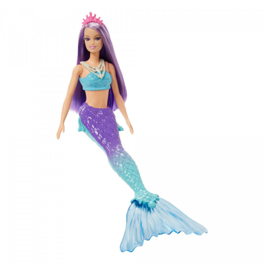 Barbie Dreamtopia Dukke Havfrue Med Blå Og Lilla Ombre Hale