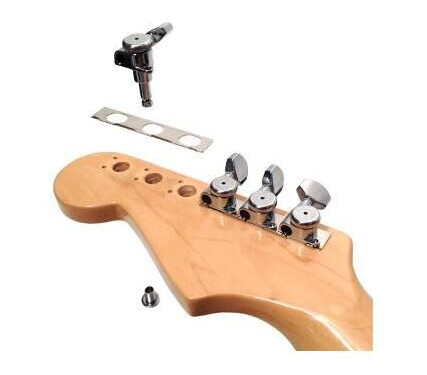 Hipshot Tuner Upgrade Kit 6-In-Line, Staggered Posts - Svart