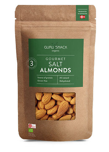 Guru Snack Gourmet Salt Mandler Ø 120g Guru Snack Gourmet Salt Mandler Ø 120g