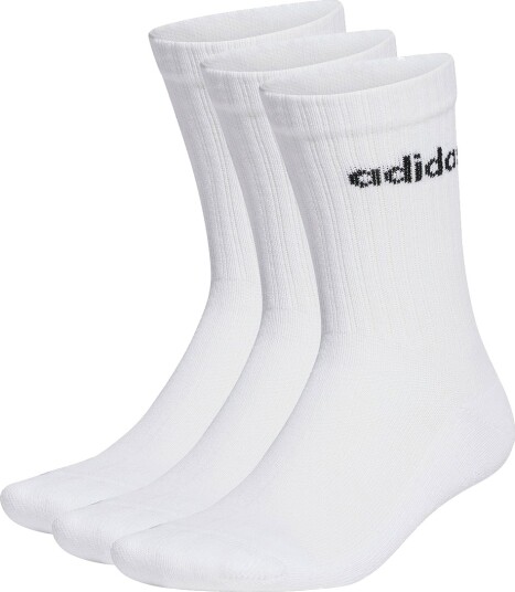 Adidas Performance Sokker 3 pack C Lin Crew Hvit/Svart Adidas Performance 28/30 Sokker