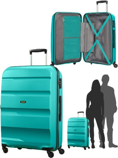 American Tourister Bon Air Spinner trillekoffert 75 cm - dyp turkis American Tourister Bon Air Spinner trillekoffert 75 cm - dyp turkis