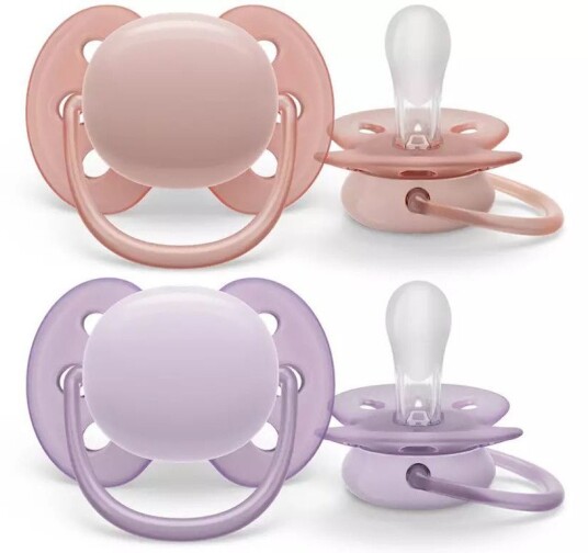 Philips Avent Soft Sut 6/18 måneder Pink/Lilla