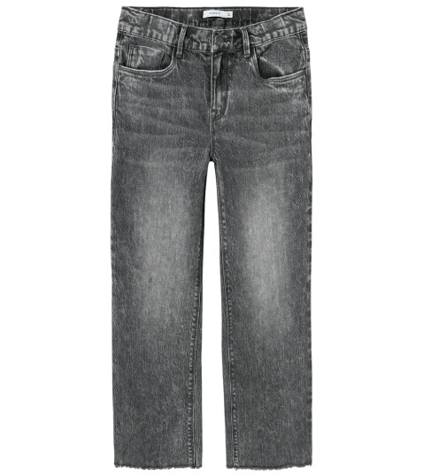 Name It Dark Grey Denim Rose Wide Jeans Noos 122