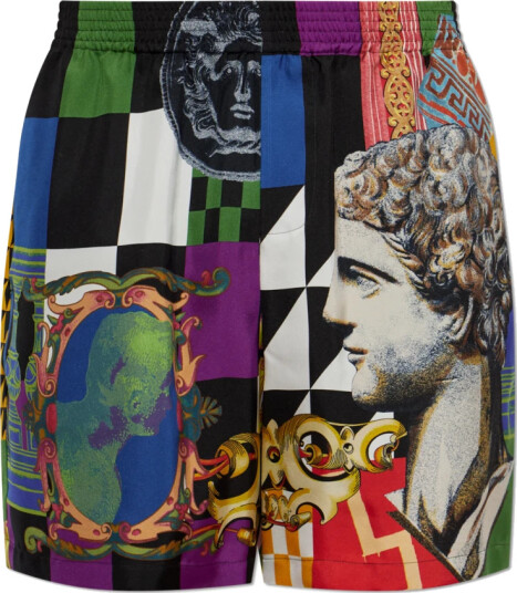 Versace, Herre, Shorts, Flerfarget, L,