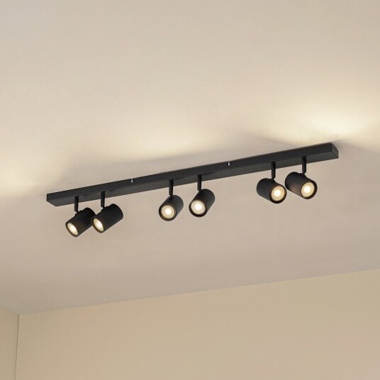 Taklampe Lindby Kardis dimmbar Grå Entré Aluminium Moderne 6 16 Grå Taklampe Lindby Kardis dimmbar Grå Entré Aluminium Moderne 6 16 Grå