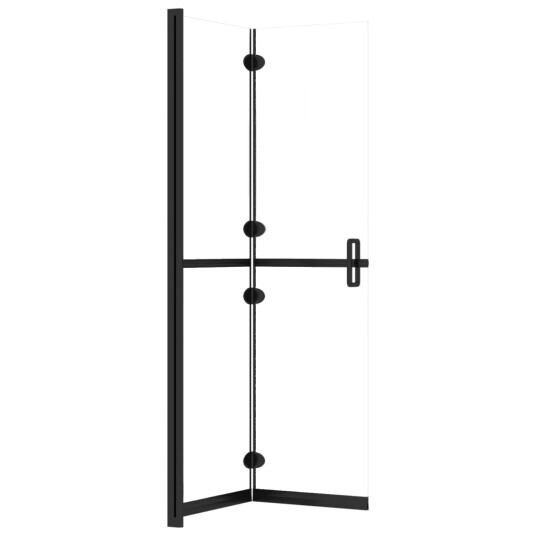 vidaXL Sammenleggbar dusjvegg med klart ESG-glass 110x190 cm vidaXL Sammenleggbar dusjvegg med klart ESG-glass 110x190 cm