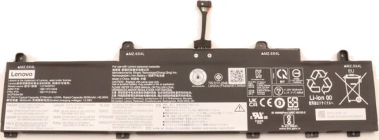 Lenovo Batteri Til Bærbar Pc Litiumion 3-Cellers 3735 Mah 42 Wh Fru 5B11F21942
