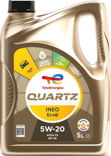 Motorolje TOTAL 5W20 QUARTZ INEO ECOB 5L