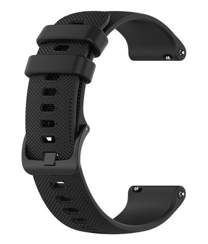 Silikon armbånd til Garmin Vivoactive 4S, svart