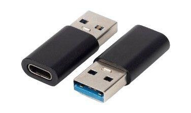 MicroConnect USB-A til USB-C Adapter Svart - Plug and Play