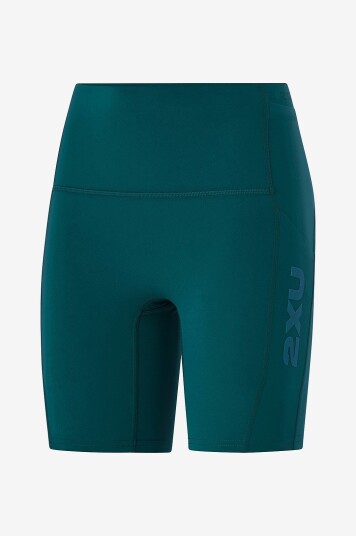 2Xu Treningsshorts Form Stash Hi Rise Bike Short Grønn