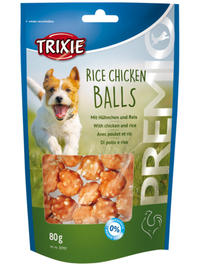 Trixie Premio Kyllingekuler 80g Hundemat