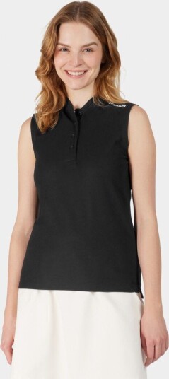 Didriksons Nikki Sleeveless Polo Black