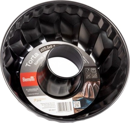 Berretti Kakeform Med Hylse Svart Non Stick 25,5 Cm Berretti Kakeform Med Hylse Svart Non Stick 25,5 Cm