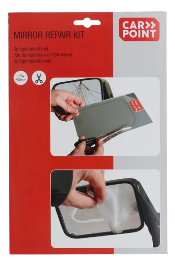 Carpoint Speilreparasjonssett 175x250 mm selvklebende kan tilpasseS??lv Carpoint Speilreparasjonssett 175x250 mm selvklebende kan tilpasseS??lv