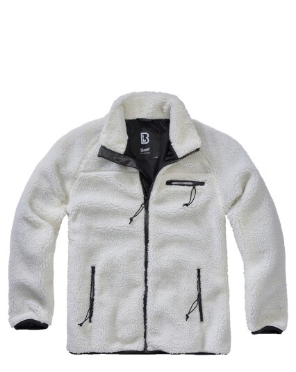 Brandit Teddyfleece Jakke Hvit