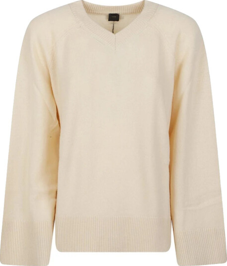 Pinko, Dame, Strikkevarer, Beige, S,