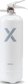 Nexa Brannslukningsapparat Hvit 1kg 8A Nexa Brannslukningsapparat Hvit 1kg 8A