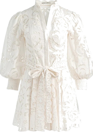 Alice + Olivia Dame Kjoler Hvit XS,
