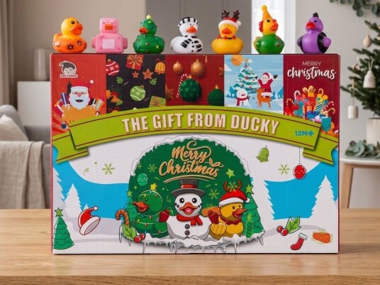 Julekalender med badeender