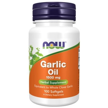 Hvit LØKSOLJE / GARLIC OIL 1500mg 100 softgels Hvit LØKSOLJE / GARLIC OIL 1500mg 100 softgels
