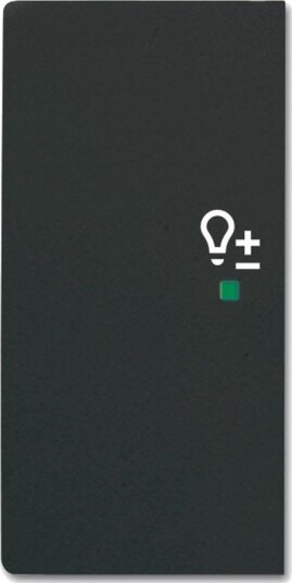 Abb Dimmer Future Linear 6220-0-0627 Enkeltvippe Matt, Svart Venstre