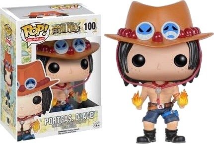 Northix One Piece Funko Pop! Vinylfigur Portgas D. Ace samleobjekt