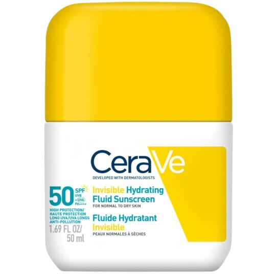 CeraVe Usynlig Fuktgivende Solkrem SPF50 50 ml CeraVe Usynlig Fuktgivende Solkrem SPF50 50 ml