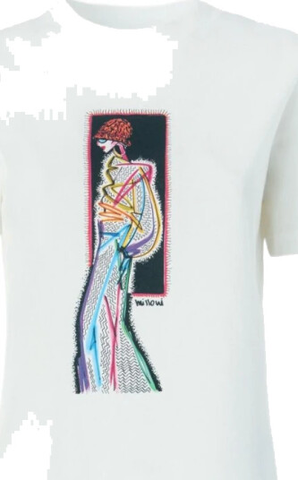Missoni Dame Topper Hvit L,