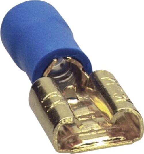 Sinuslive Bil Hi Fi Flattstift Sett Med 10 Stk 2,5 Mm² / 6,3 Mm Forgylt