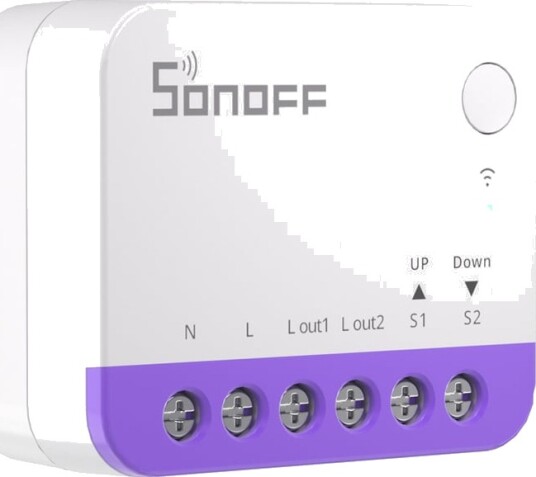 Sonoff MINI-RBS Smart WiFi-kontakt for Rullegardiner - 2-pk Sonoff MINI-RBS Smart WiFi-kontakt for Rullegardiner - 2-pk