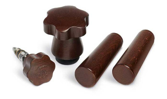 La Pavoni Wooden Handle Kit Brown