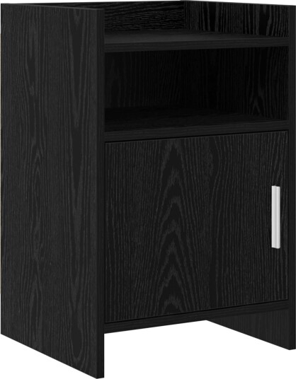 Nattbord Svart eik 40 x 36 x 60 cm Konstruert tre
