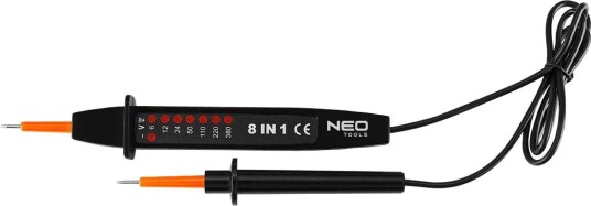 NEO Multimeter 94-006 8-i-1 Spenningstester Ac/Dc, 6–380 v NEO Multimeter 94-006 8-i-1 Spenningstester Ac/Dc, 6–380 v