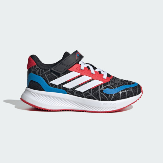 Adidas Originals Core Black/Ftwr White/Pure Ruby Runfalcon Spider Man El C Sneakers 28