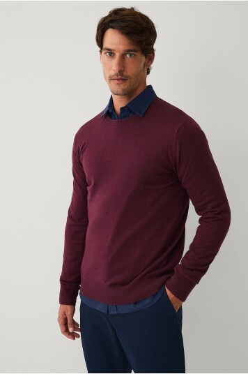 Ellos Collection Genser Elias Rød Ellos Collection Genser Elias Rød