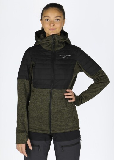 Lofoten Hybrid Jacket W Olive Melange/Black 36  Jakker