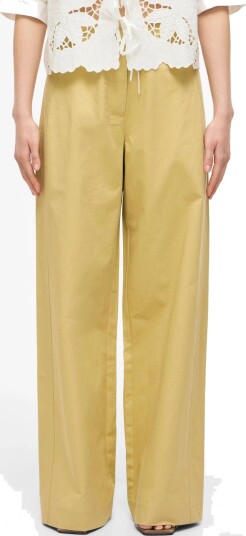 ROUGE EDIT Roupetra Rw F/L Barrel Trouser   Khaki green   34