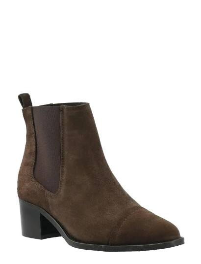 Bianco Biacarol Dress Chelsea Boot Suede - Brown - 38