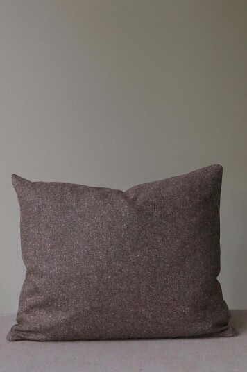 Mimou Pute Retreat med gjenvunnet ull 40x50 cm Brun