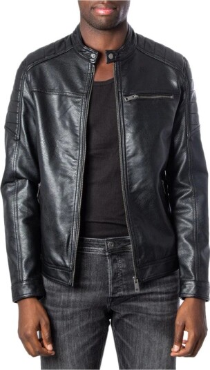 Jack & Jones Bikerjakke jcoRocky Jacket Svart