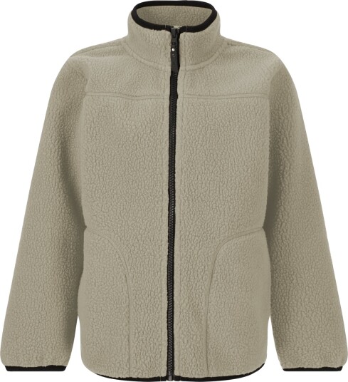 ZigZag Root Teddy Fleecetrøye Barn Beige 152
