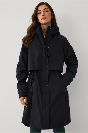 Ellos STUDIO Parka WR Padded Parka Svart