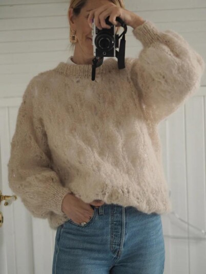 Knit Norway Lindteinstrikk Leah Genser Oppskrift PDF