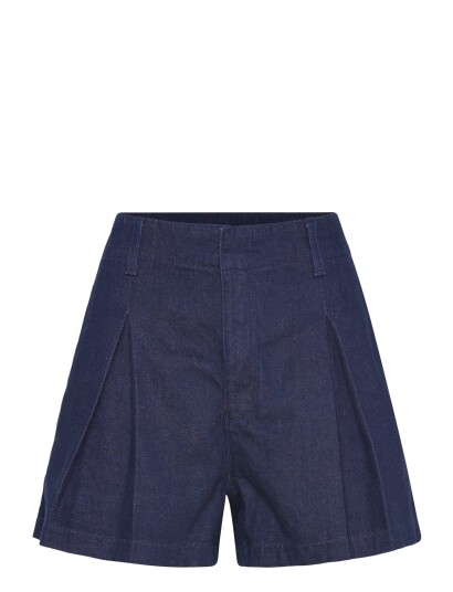 Calvin Klein Jeans Whs Pleated Trouser Short Rinse Navy 29