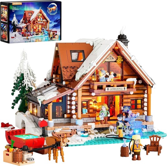 Lumibricks Aurora Hytte Byggesett 2425 Deler