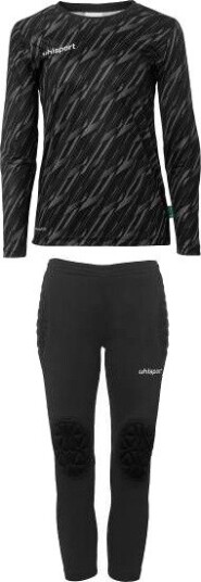 Uhlsport Keepersett Progressive Svart Barn 128 cm